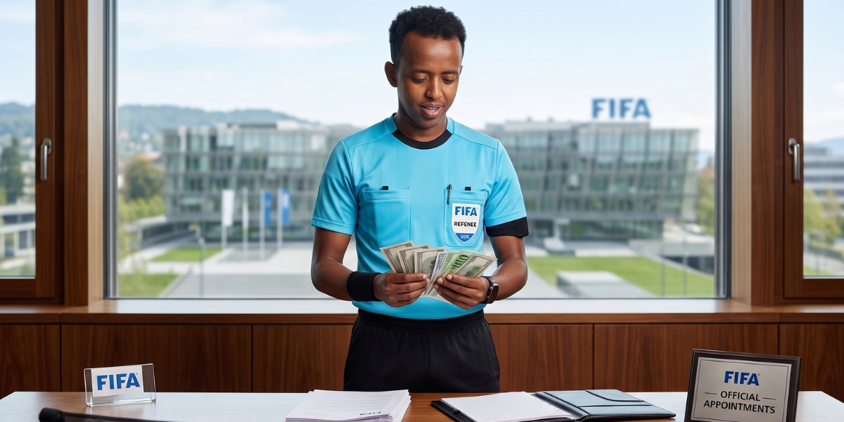 Somali FIFA Referee Receives Financial Dues Despite Not Officiating Any Matches