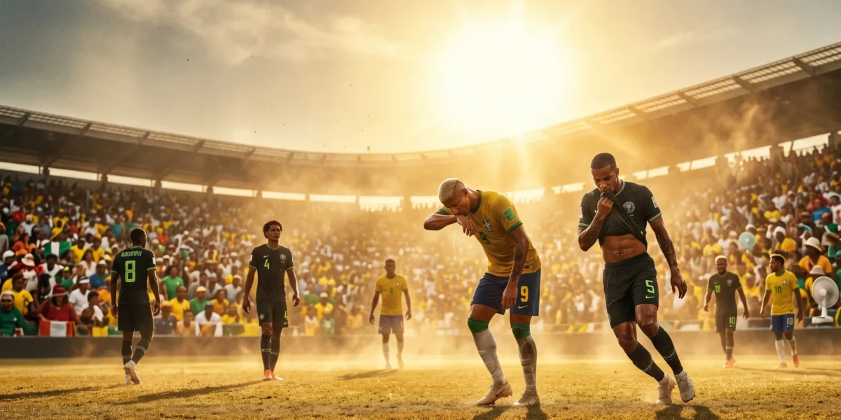 🌍 الحرارة الشديدة قد تؤثر على كأس العالم: تحدٍ جديد يواجه كرة القدم