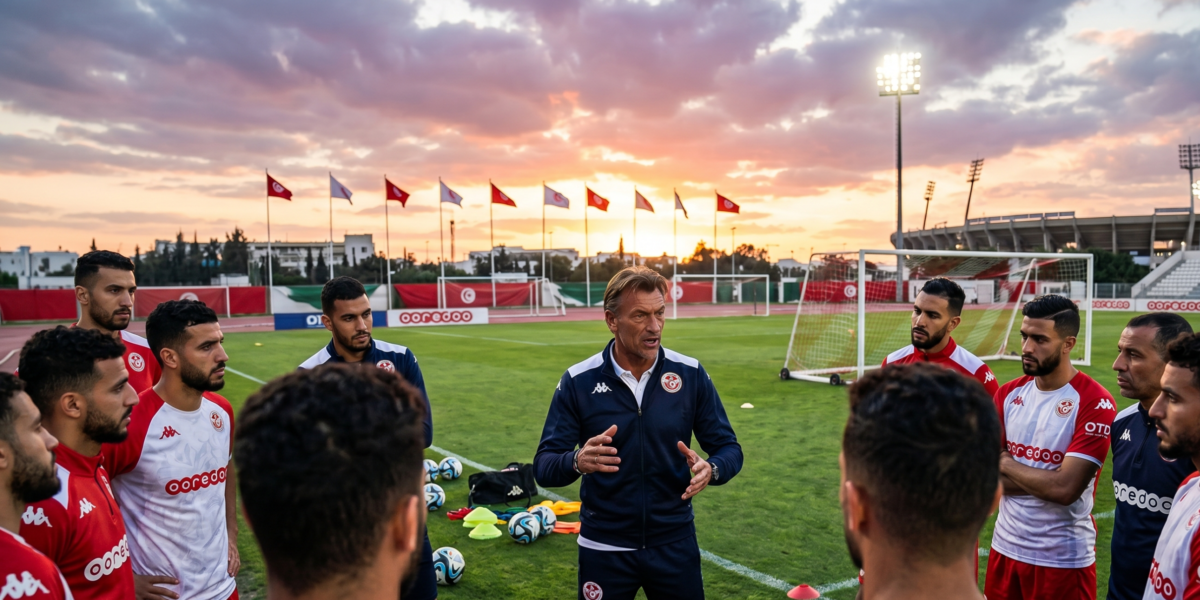 Hervé Renard’s First Training Session with Tunisia: Motivation, Discipline and a New Beginning