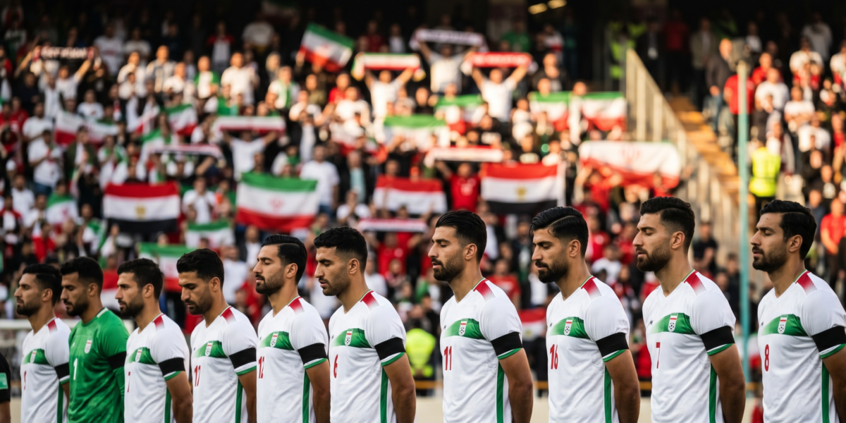 Iranian Football Federation Requests FIFA Approval to Wear Black Armbands Against Egypt 🇮🇷⚫⚽